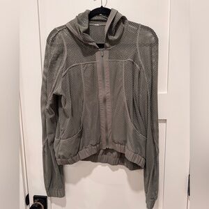 Lululemon olive green Mesh Jacket